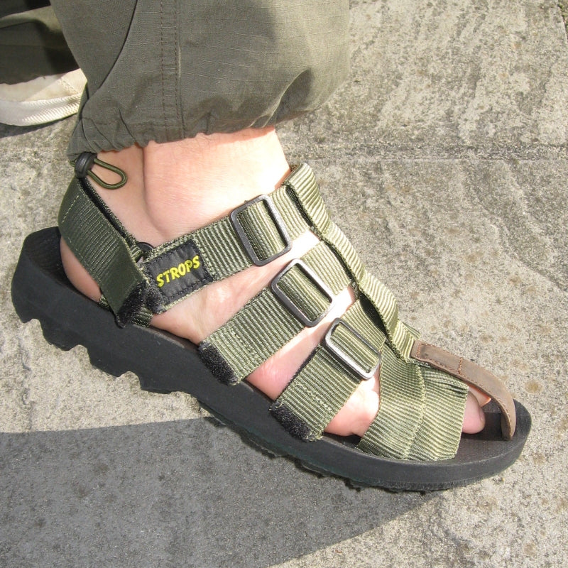 Arktis 'Strop' Sandals. New. Black. | Endicotts