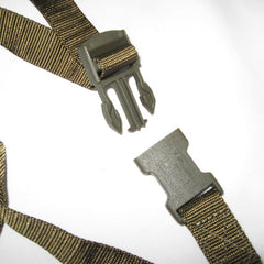 Swiss Quick Release Utility Belt / Straps x 10. Used / Graded. Olive Green.