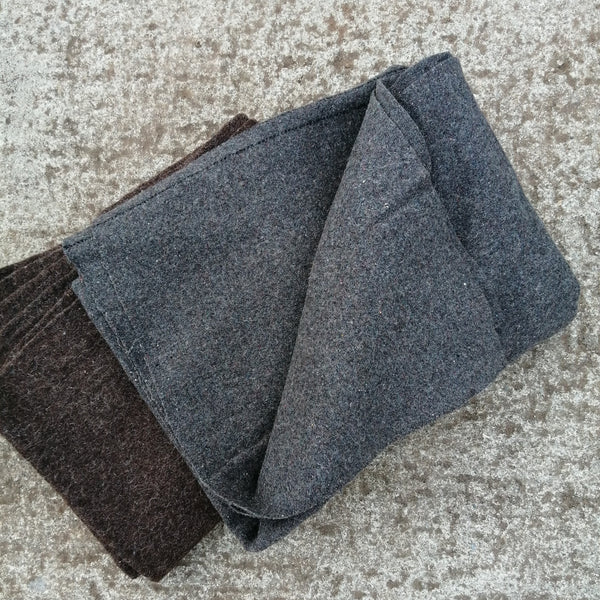 British 100% Wool Army Blanket. Used/Graded. Grey/s.