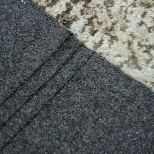 British 100% Wool Army Blanket. Used/Graded. Grey/s.