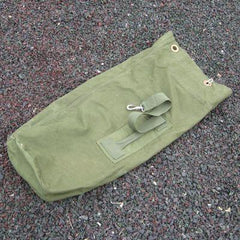 British Cotton-Canvas Kit Bag. Olive Green.