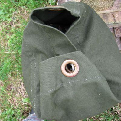 British Cotton-Canvas Kit Bag. Olive Green.