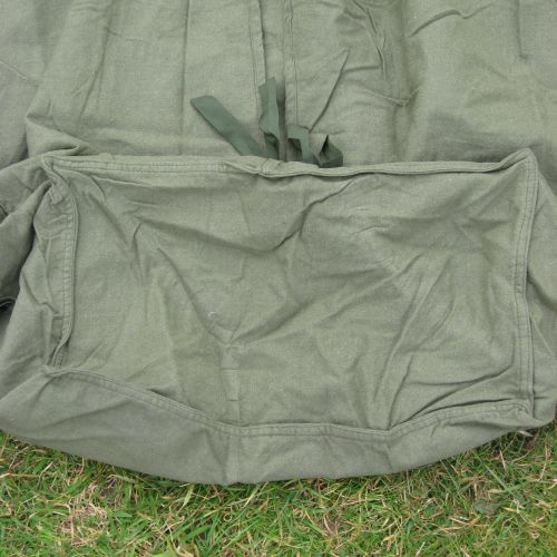 British 100% Wool Vintage K.F Sleeping Bag Liner. Used/Graded. Olive Green.