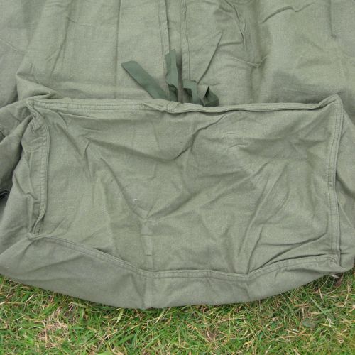 British 100% Wool Vintage K.F Sleeping Bag Liner. Used/Graded. Olive Green.