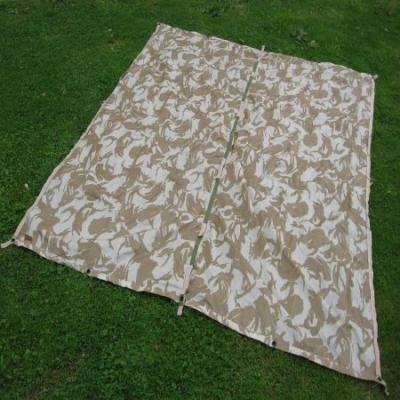 british tarp British Sil-nylon Shelter Sheet GS. Used/Graded / New. Desert D.P