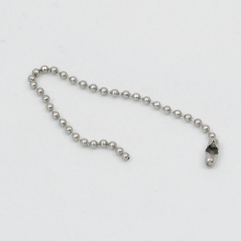 Dog Tag Chain Short. New. Silver. Endicotts