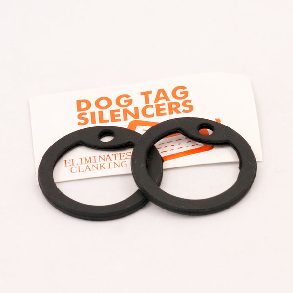 Protective Gear: Dog Tag Silencers. New. Black.