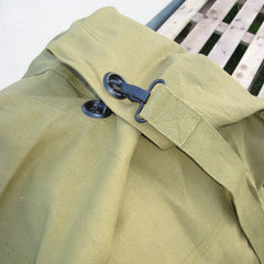 Cotton-Canvas Super-Jumbo 20" Kit Bag. Olive Green.