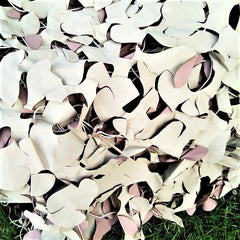 British Desert Cam Netting. Smaller Sizes <101 Sq. Ft. 'New'. Piggy-pink / Tan.