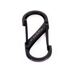 #1 Nite-Ize S-Biner. Size. Stainless Steel. New. Black.