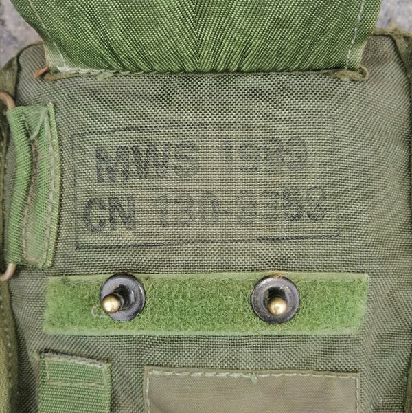 British '90-pattern P.L.C.E. Water Pouch - Gen-1. Used/Graded. Olive Green.