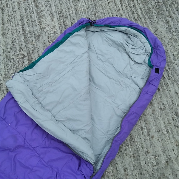 The North Face Polarguard Sleeping Bag. Used / Graded. Purple.