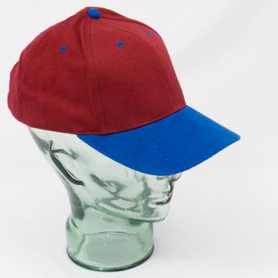 Baseball-style Cap. Red & Blue.