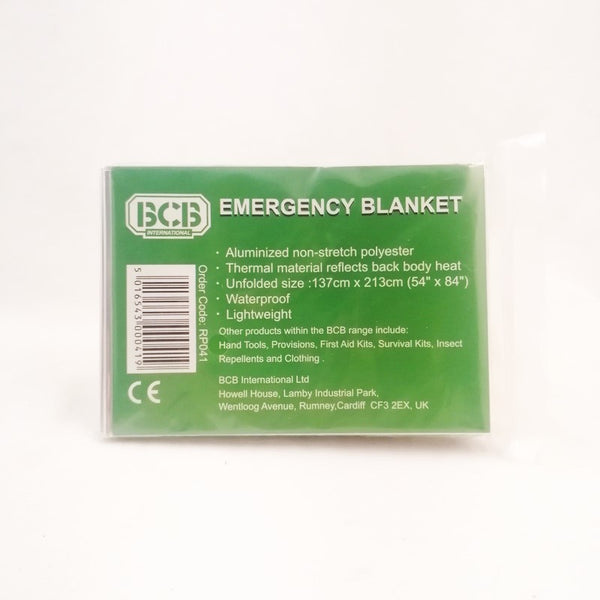 Survival: Emergency Foil Blanket. New. Silver.