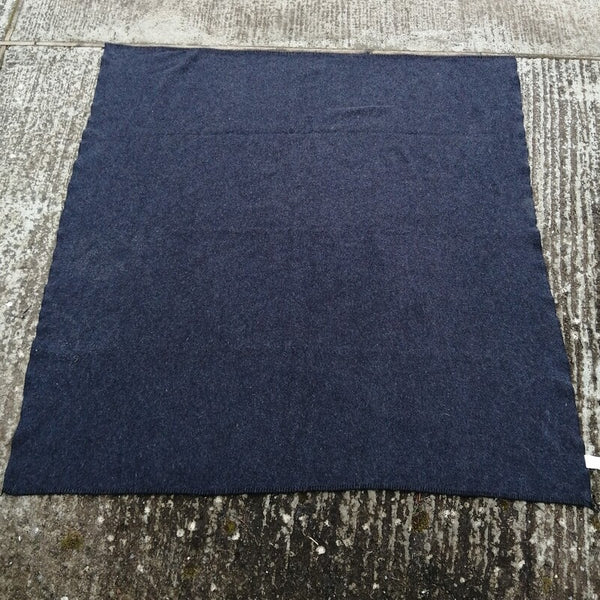 British 70% Wool Blanket. Used/Graded. Dark Grey.