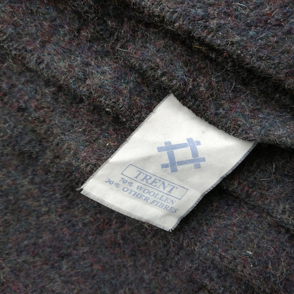 British 70% Wool Blanket. Used/Graded. Dark Grey.