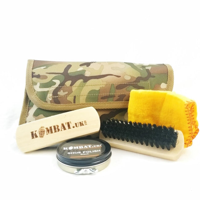 Boot Shoe Cleaning Boot Cleaning Black Polish Kit. New. B T.P