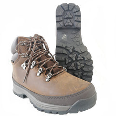 'Edge' Leather Hiker Boot. New. Brown.