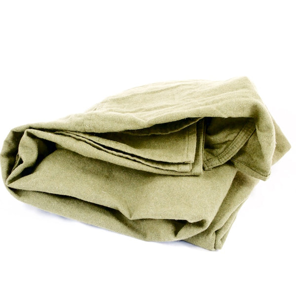 British Wool K.F 'Blanket'. Olive Green.