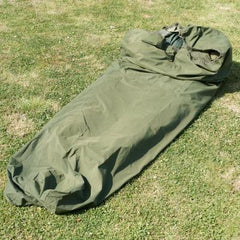British ‘X.T’ Sleeping Bag Cover (aka Bivi Bag). M.V.P. Used / Graded. Olive Green.