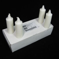 Prices Military Arctic Candles x 4. New. White.