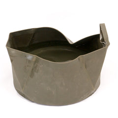 Dutch P.V.C Wash Bowl. Used / Graded. Olive Green.