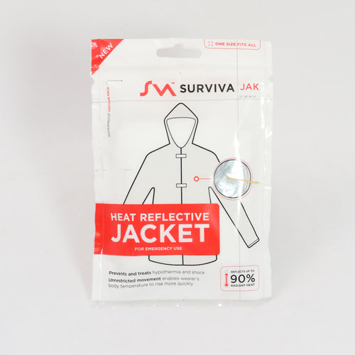 Survival: Emergency Foil Jacket. New. Silver.