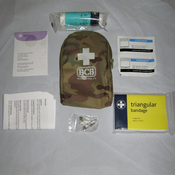 Basic First Aid Kit In Pouch. MTC.