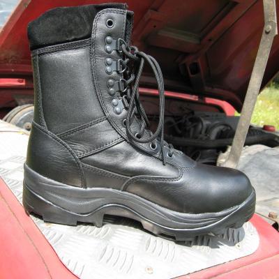 Padded High-Top H'vy Duty SB Safety Boot. 867. Black.