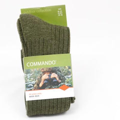HJ Commando™ 3K 60% Wool Sock. New. Olive.