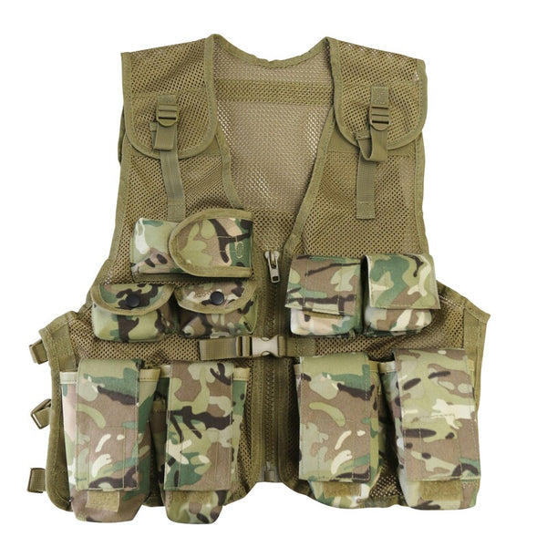 Kids Combat-style Assault Vest. New. B-T.P Camo.