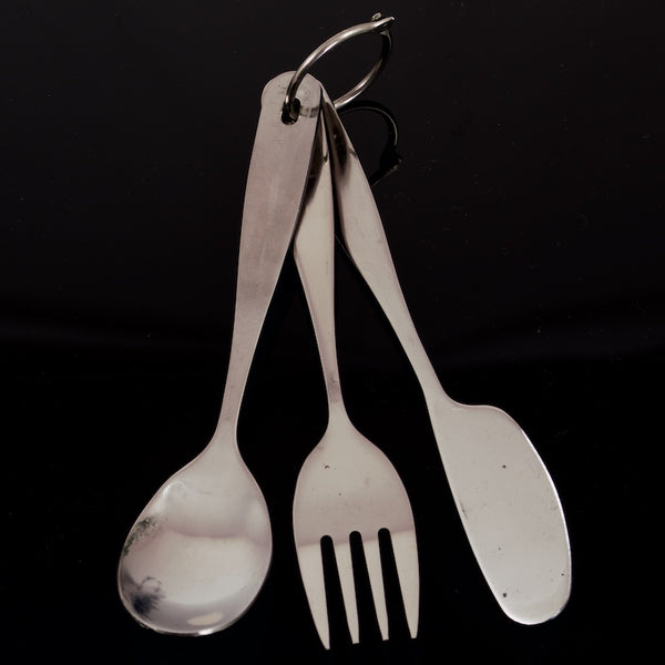 Knife, Fork & Spoon Lightweight Set. Stainless Steel.