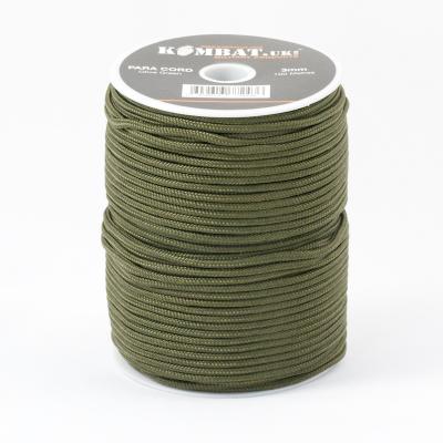 Premium 'Para' Cord - Full Roll. 100 Metres. Olive.