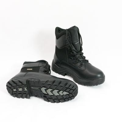 A.T.F Combat-style Boot. Sympatex®. Full Grain. Black.