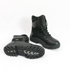 A.T.F Combat-style Boot. Sympatex®. Full Grain. New. Black.