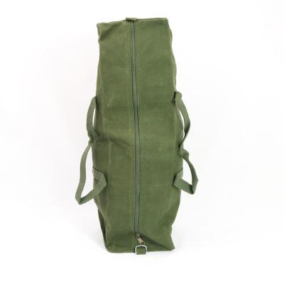 Cotton-Canvas 24" Zip Top Tool Bag. Green.