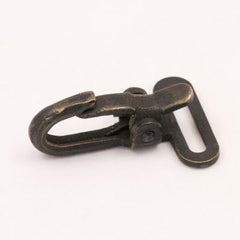 Clips & Carabiners: Dog Clip. 58-Patt. British. Used/Graded / New. 'Black'.