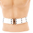 U.S-style Cotton Webbing Belt. 55mm. White.