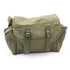 Cotton-Canvas Large 2-Pocket Haversack. Olive.