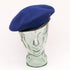 Standard+ Wool Beret With Leather Binding. New. Purpley-blue.