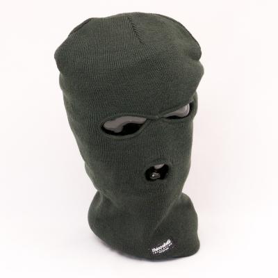 SAS-styled Balaclava in Acrylic / Thinsulate™. Green.