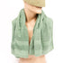 British Cotton Towel. Used/Graded Stock. Olive Green.