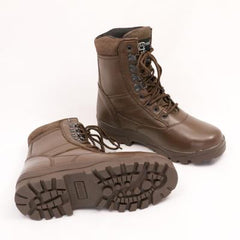 'Top Gun' Combat-style Boot. Full Grain Leather. New. Brown.