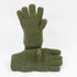 Chunky Thinsulate Fingerless Gloves in Acrylic. Lt.Olive.