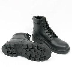 Padded Mid-Height S1-P Safety Boot. New. Black.