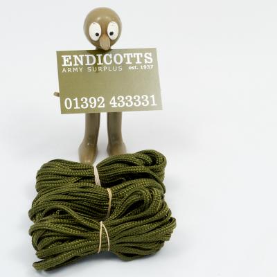 British 'Para' Cargo Cord - 3 x 4 Metres. Olive Green.