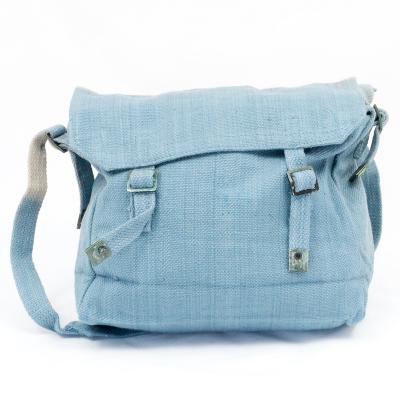 Cotton-Webbing Small Haversack. RAF-Blue.