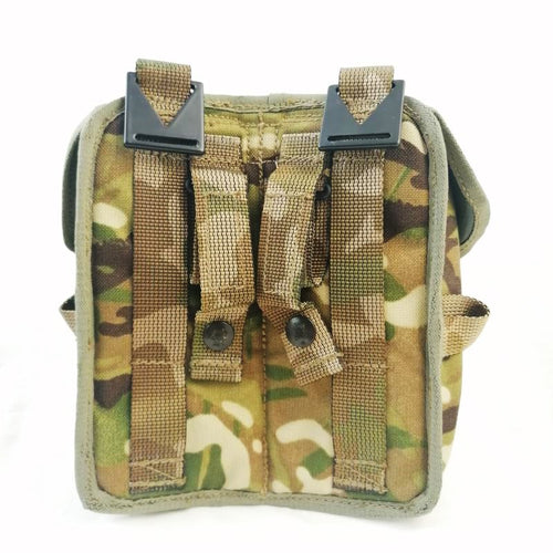 Webbing: Pouch. P.L.C.E. Double Ammo Pouch. British. Used/Graded / New. M-T.P.