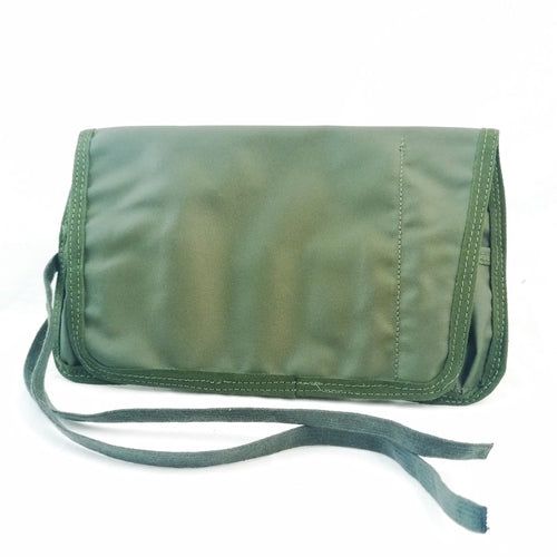 Webbing: Pouch. Rifle Cleaning Kit Roll. British. NOS. Olive Green.