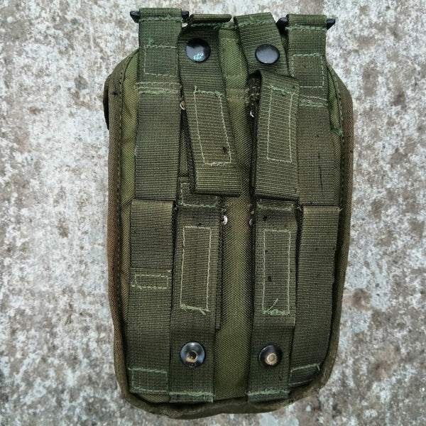 British '90-pattern P.L.C.E. Utility Pouch - Gen-2. Used / Graded. Olive Green.
